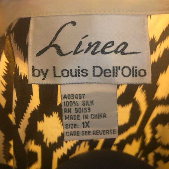 Vintage Button Down  Geometric & Organic Print XL - Picture 3 of 6